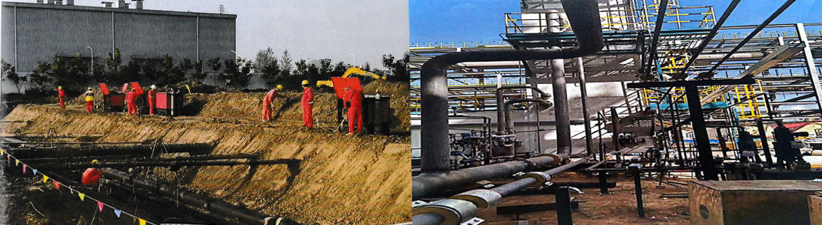 パイプラインの溶接機