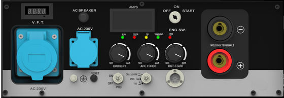 産業意図された評価される200AガソリンMMA/Cellulose/TIG溶接の発電機