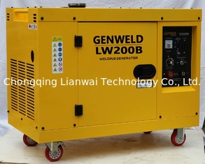 WD200B 200Aの出力電力無声ディーゼル溶接工の発電機AC 4.0Kw/230Vか120V