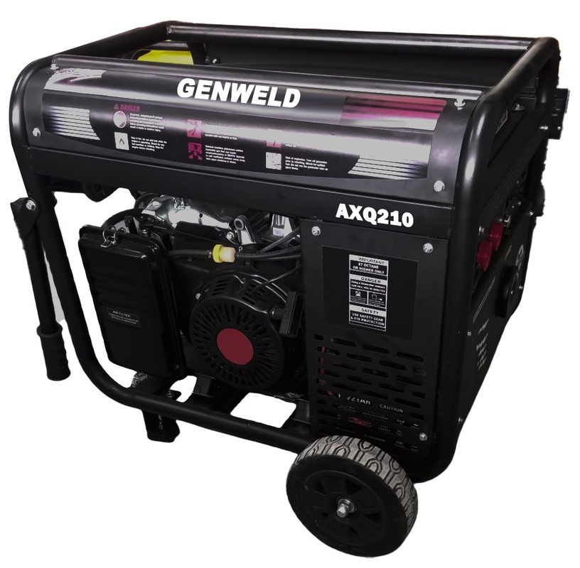 Engine Driven Arc Welder with 60% Load Duration Rate 15HP Engine Power and 120V/220V/240V Output Voltage